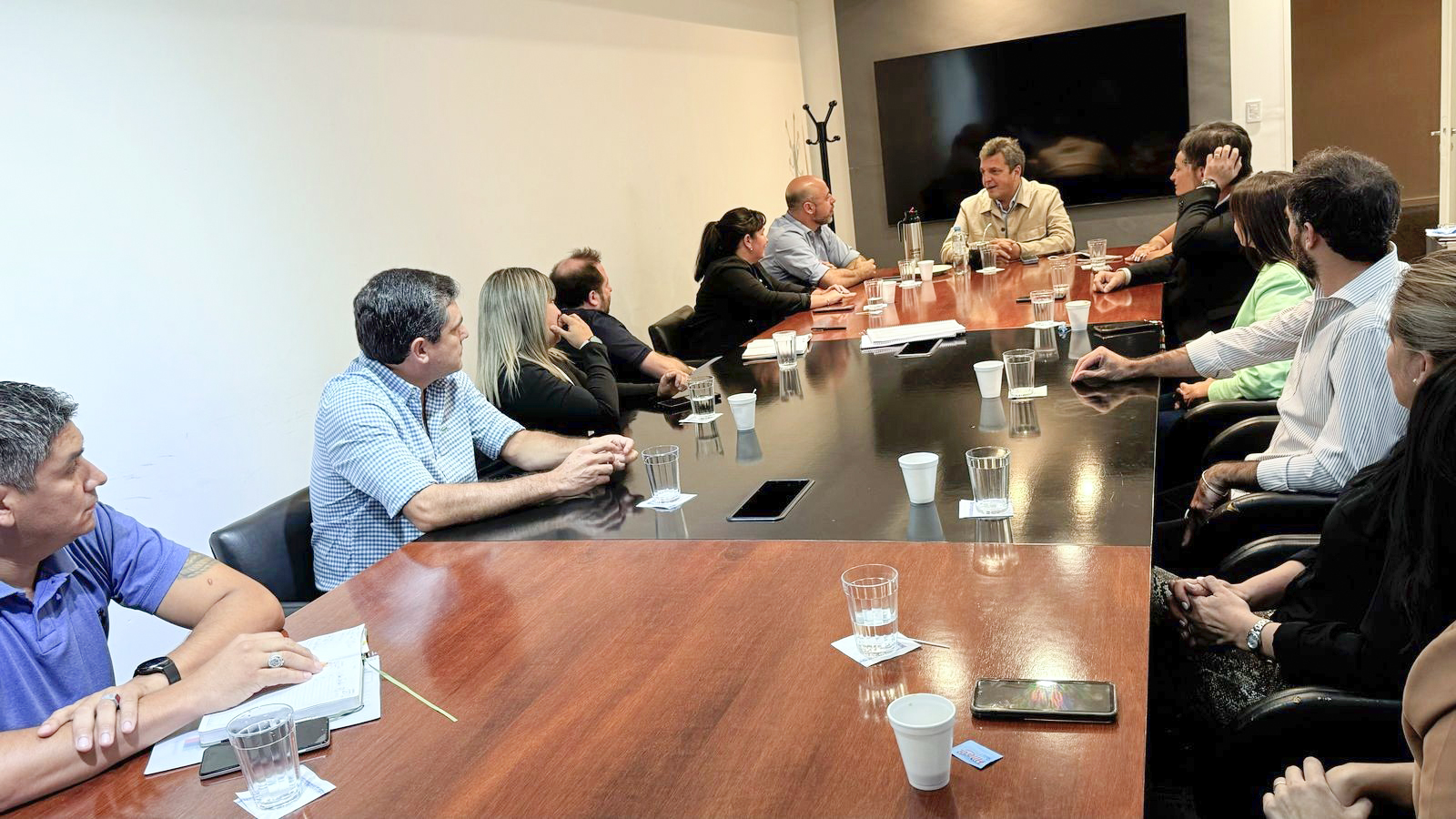 El Peronismo de Corrientes se reunió con Sergio Massa