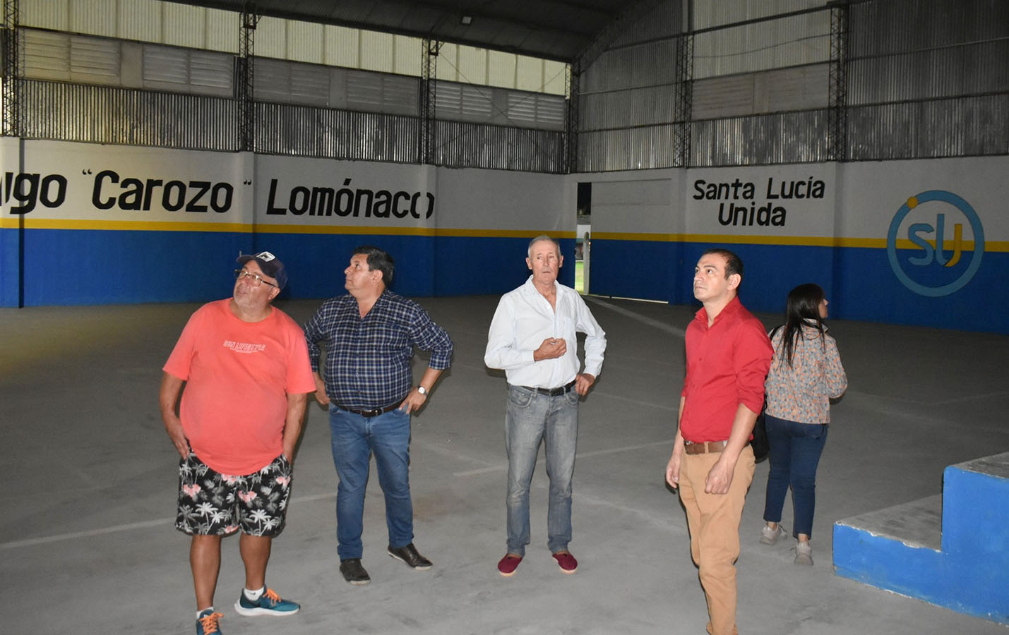 Villordo inauguró nueva iluminación LED en zona del Polideportivo