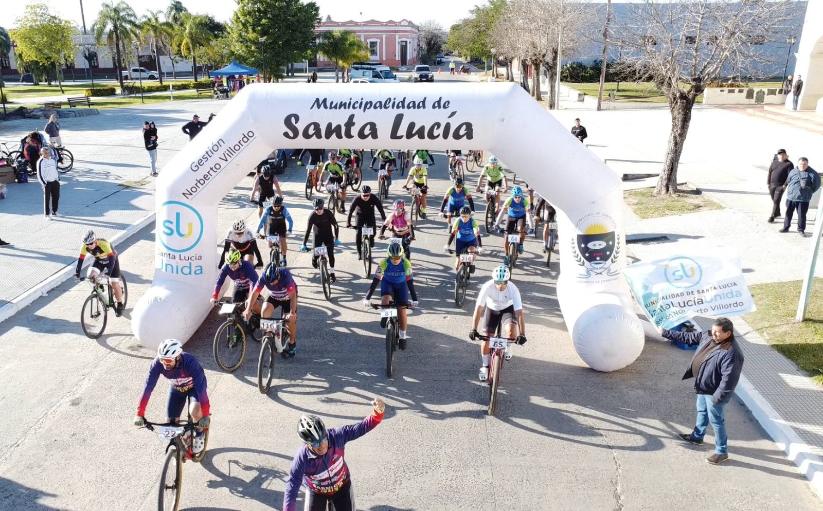 Santa Lucía fue sede de la 5ª Fecha del Mountain Bike Correntino