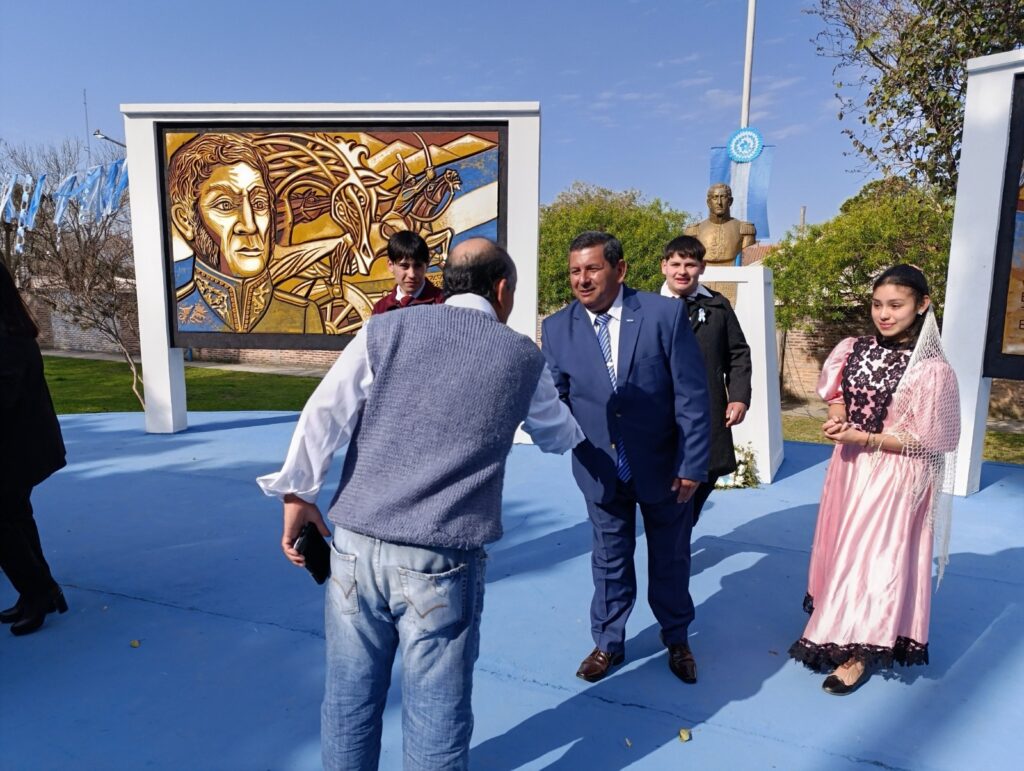 Santa Lucía homenajeó a San Martín